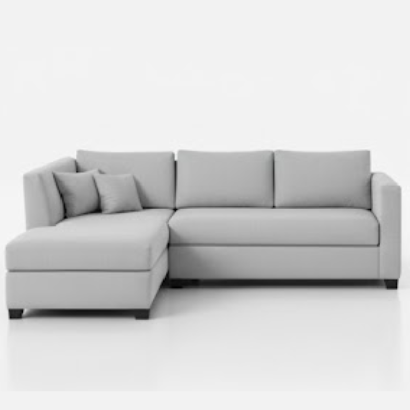Batter L-Shape sofa Sofa in Grey