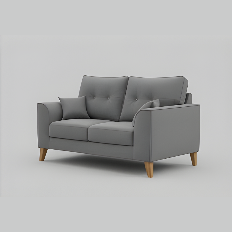 Penny 2-Seater Sofa (Grey Fabric)