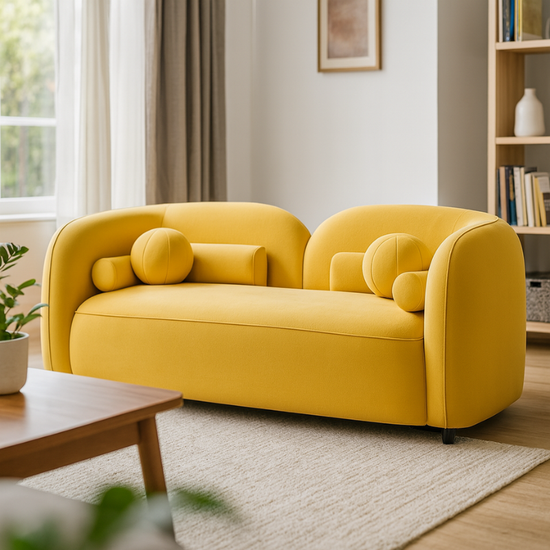 Crimson 2-Seater Sofa